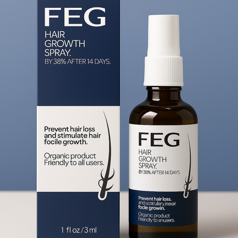 FEG PLUS Hair Growth Serum and Spray 50ml - For Men and Women